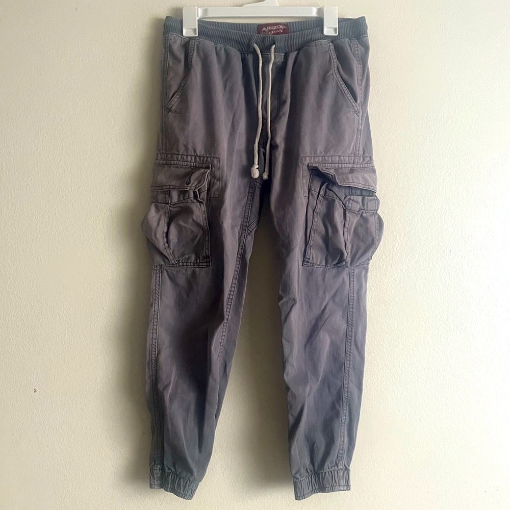 Cargo Jogger Pants Grey with strings! ARIZONA THE ORIGINAL JEANS size 30